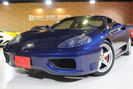フェラーリ 360モデナ F1 正規ディーラー車 フルオリジナル ブルーツールドフランス ¥768万