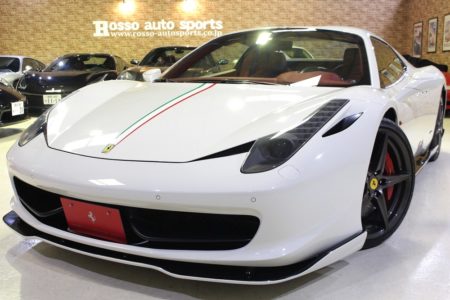 フェラーリ458スパイダーF1 SVRエアロ クライスジーク可変付マフラー カーボンLEDハンドル　SOLD OUT