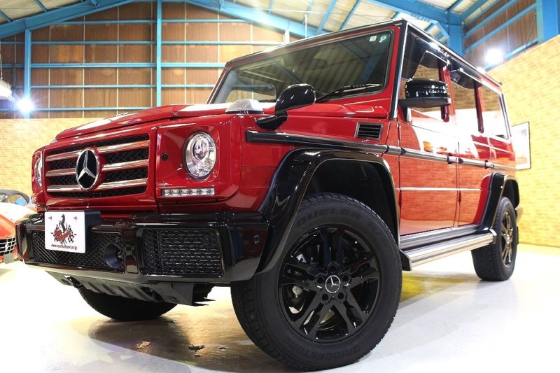 メルセデスベンツ G350d ヘリテージ エディション ディーゼルターボ 4WD インペリアルレッド　SOLDOUT