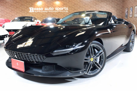 フェラーリ ローマスパイダー F1 DCT ネロ ステラート　ホワイトレザー 正規ディーラー車　￥4480万