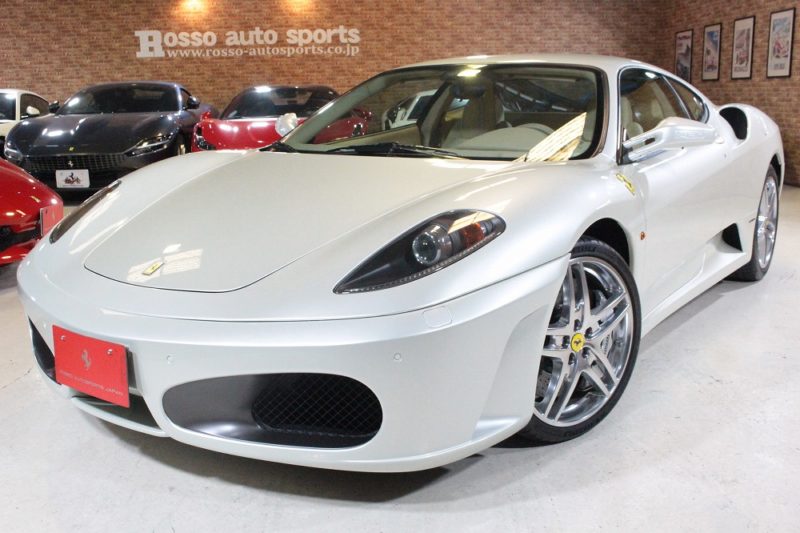 フェラーリ F430 F1 左H 正規ディーラー車　ビアンコフジ　 内装クレマレザー　カーボンセラミックブレーキ　￥ASK