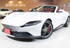 フェラーリ ローマスパイダー 特別色ビアンコ・チェルヴィーノ カーボンLEDステアリング 正規ディーラー車　SOLD OUT