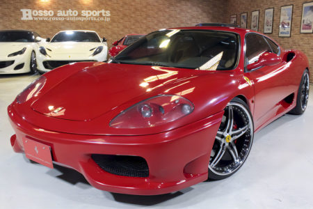 フェラーリ 360モデナ｜希少ゲート式6速MT｜ロッソコルサ×タンレザー｜ASANTIホイール｜新車並行車　　￥ASK