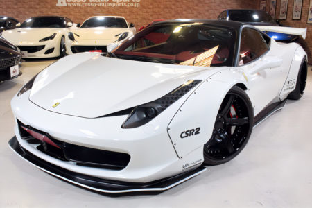 フェラーリ 458イタリア|LBワークス ディーラーベース|内装赤フルレザー　￥ASK