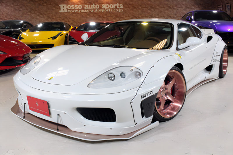 フェラーリ 360モデナ|LBWORKSワイドボディ|6MT｜AirREX エアサス｜Sky Forged 鍛造ホイール　￥ASK