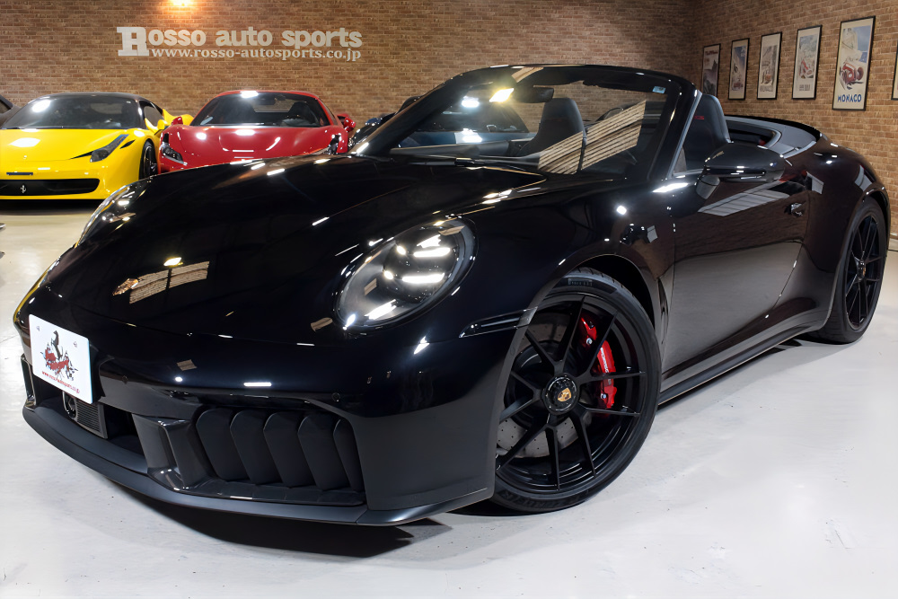 ポルシェ 911カレラ4GTS カブリオレ PDK 正規ディーラー車 走行60km　￥2930万