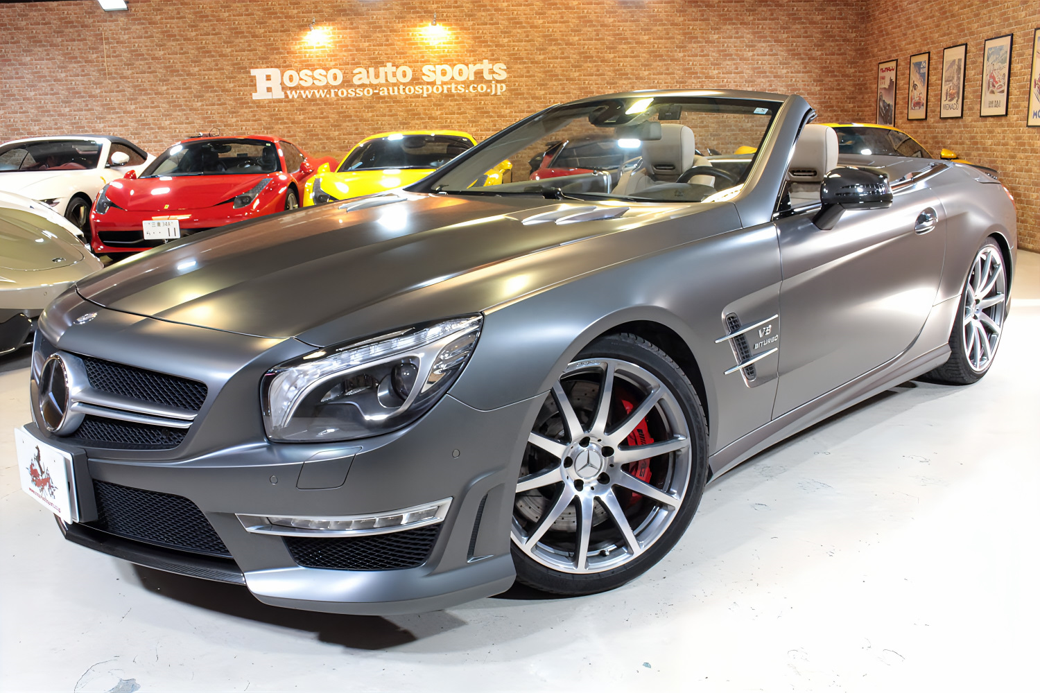 メルセデスベンツ AMG SL63 ｜AMG パフォーマンスPKG｜鍛造19/20in｜カーボン多数｜マジックスカイ｜B&O　￥820万